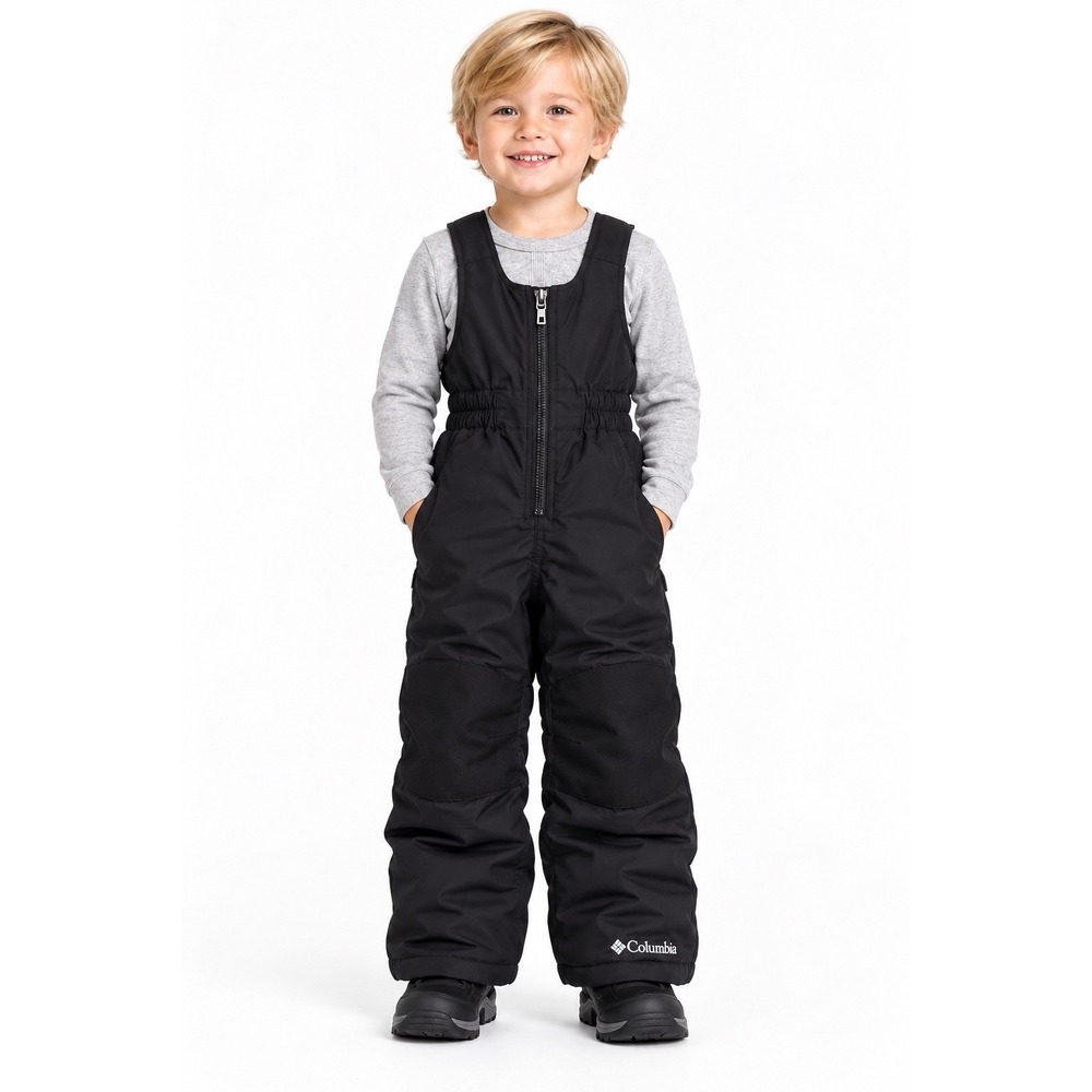 NEW! Columbia Kids Omni-Tech Insulated Snow Bib Overall Black SZ 2T